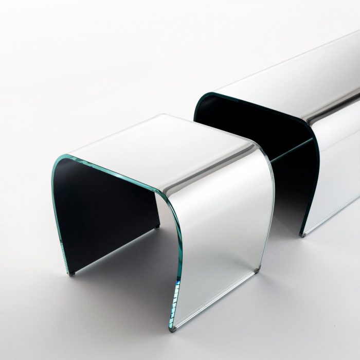 Bent Glass Bench - Image 4